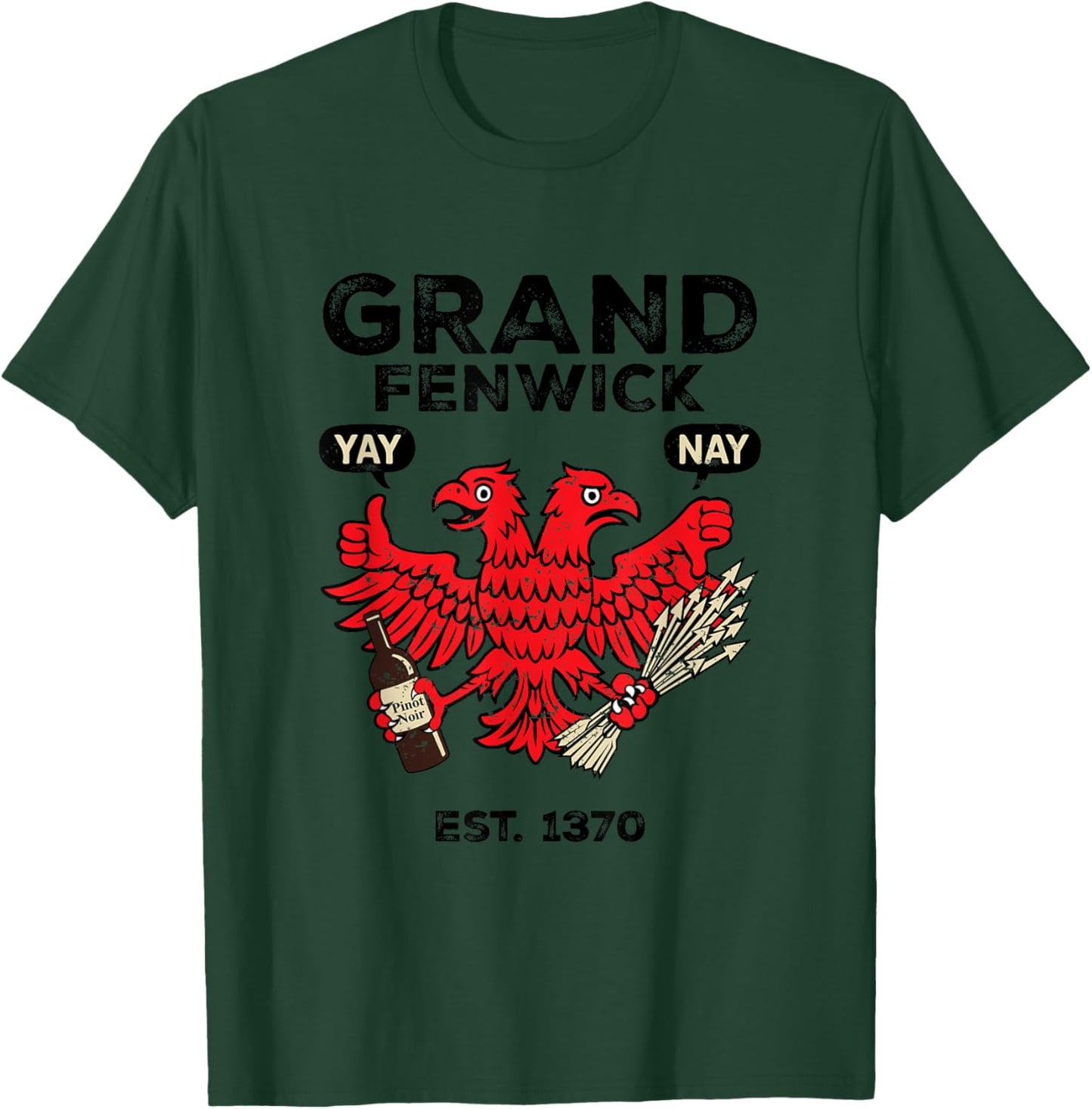 The Mouse That Roared-Grand Fenwick Vintage Design T-Shirt - T-Shirt | Forest