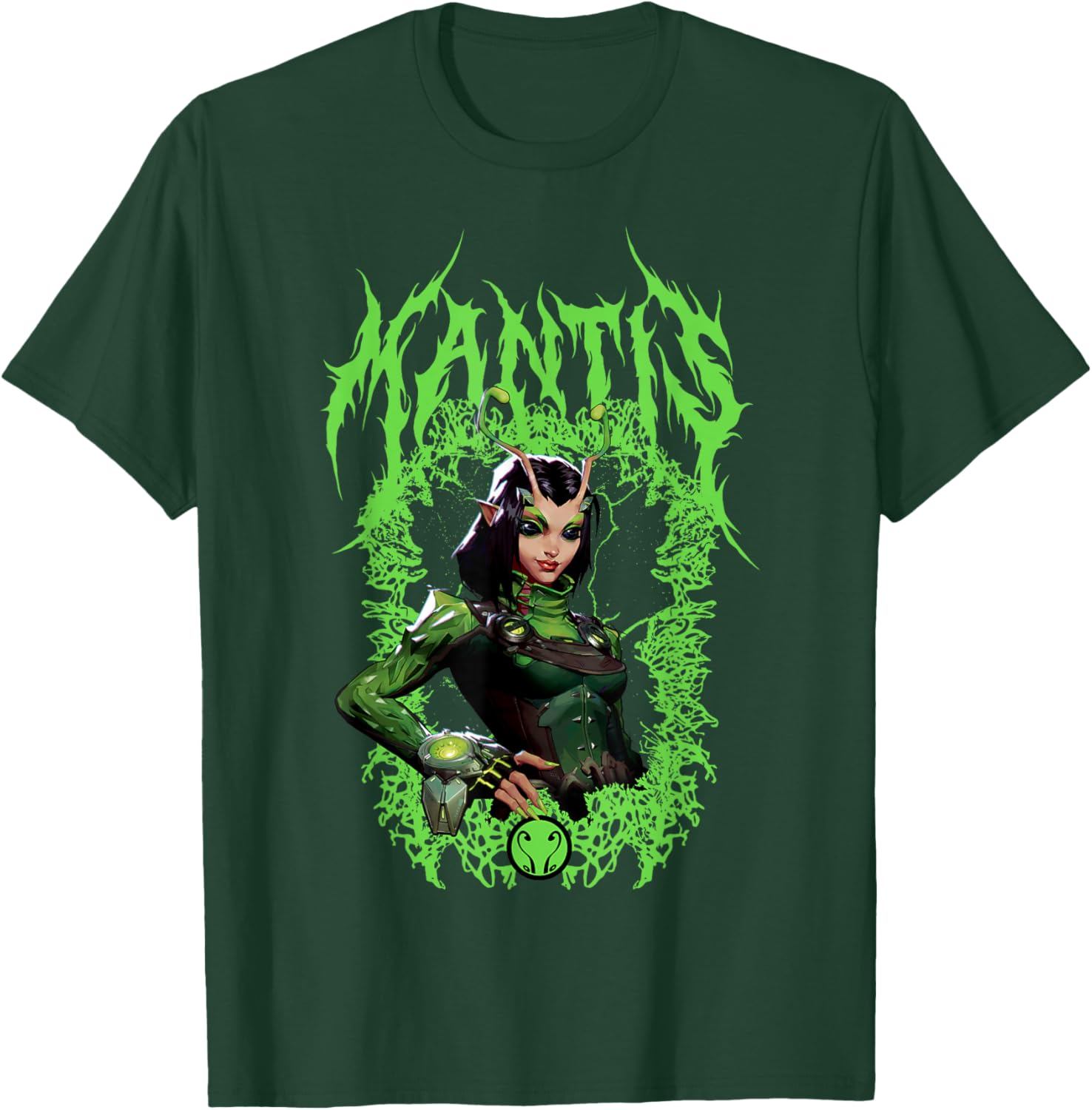 Marvel Rivals Mantis Green Creature T-Shirt - T-Shirt | Forest