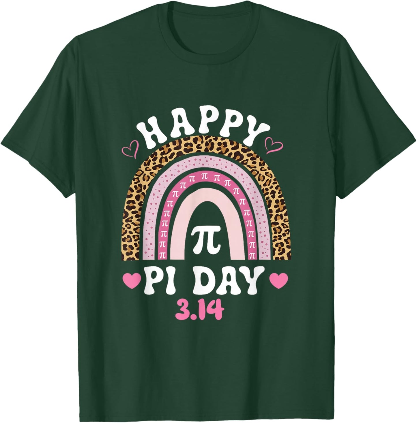 Happy Pi Day 3.14 - Pi Day Math Lover Science Teacher T-Shirt - T-Shirt | Forest