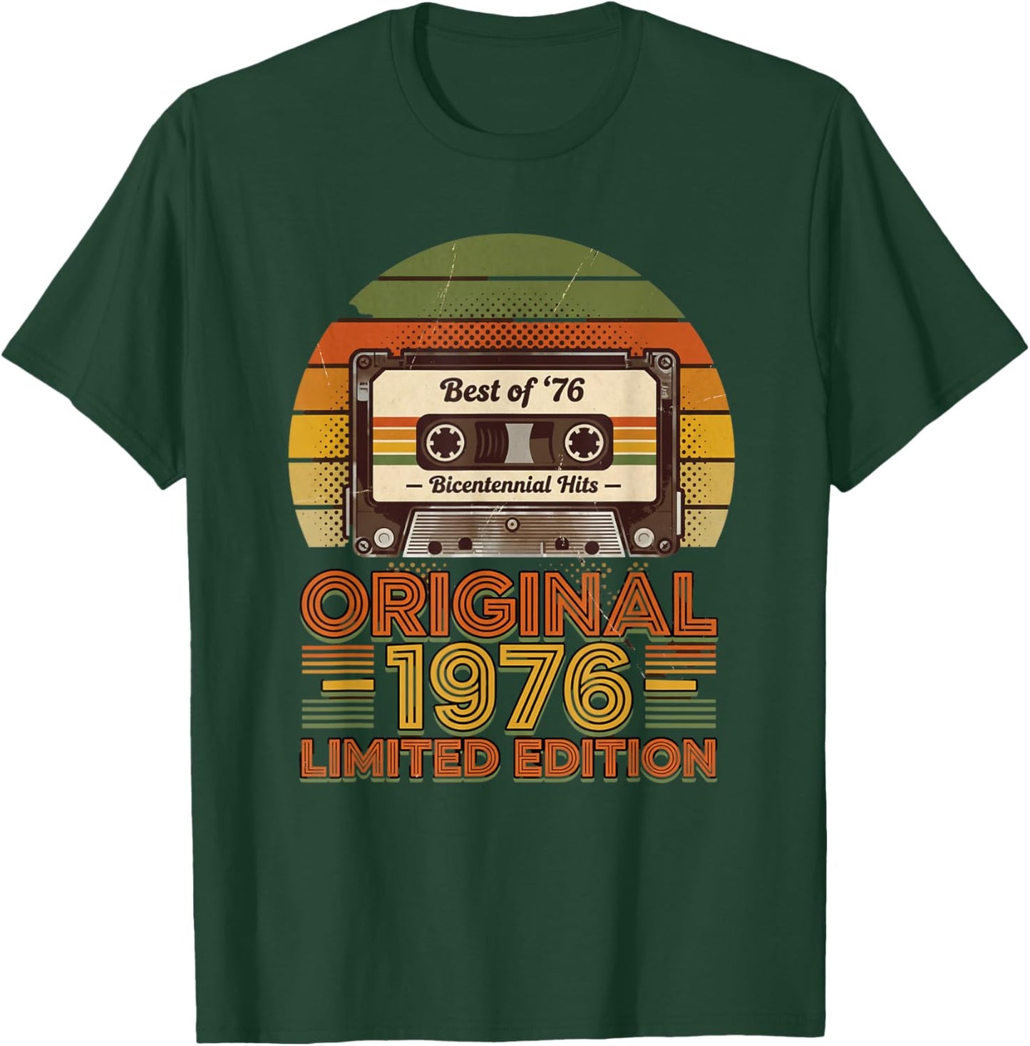 Best of 76 Bicentennial Hits Original 1976 Limited Edition T-Shirt - T-Shirt | Forest