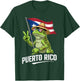 Coqui Frog Puerto Rico Flag Puerto Rican Taino Boricua T-Shirt - T-Shirt | Forest