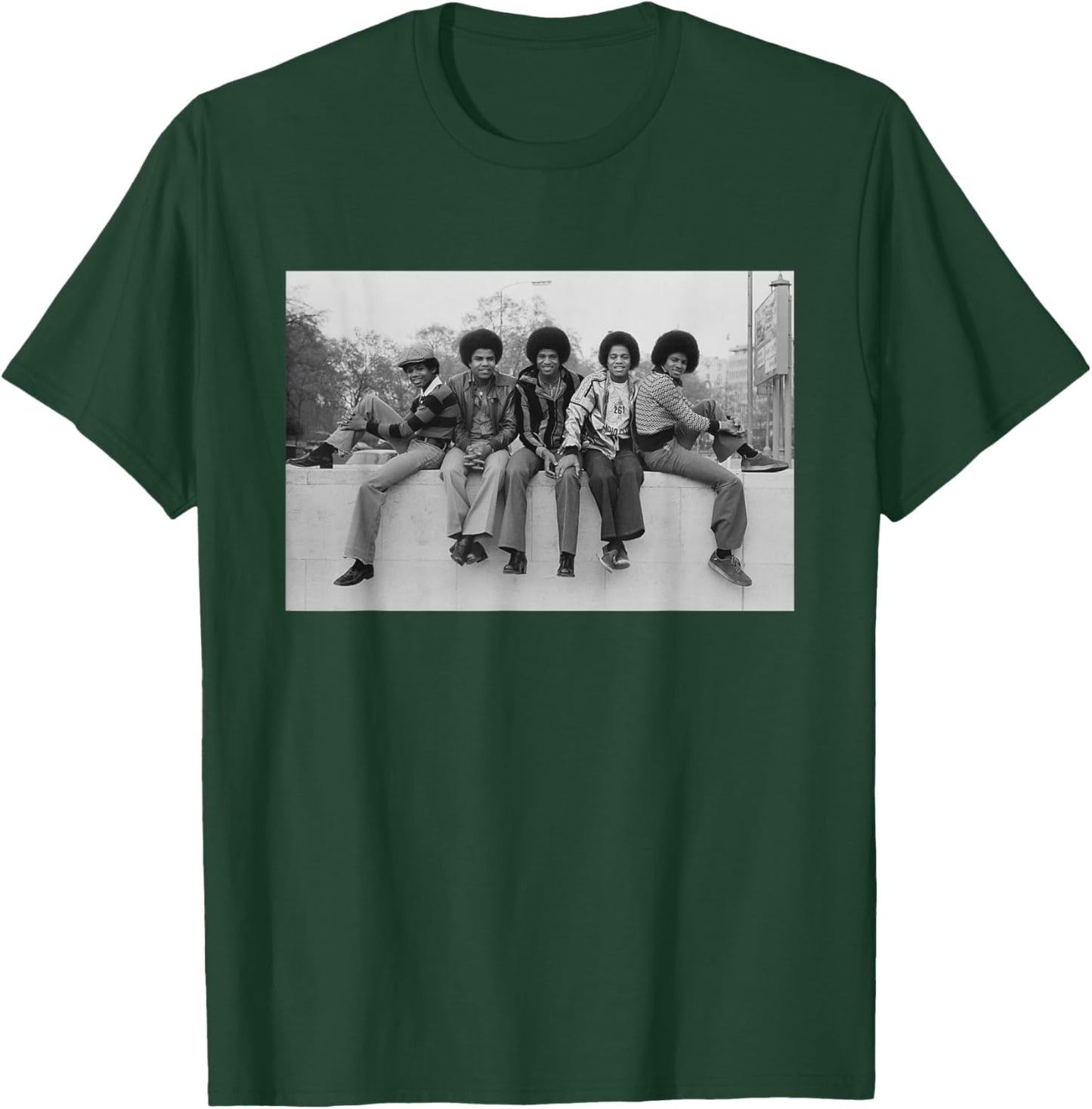 Michael Jackson The Jackson 5 Pop Group in London T-Shirt - T-Shirt | Forest