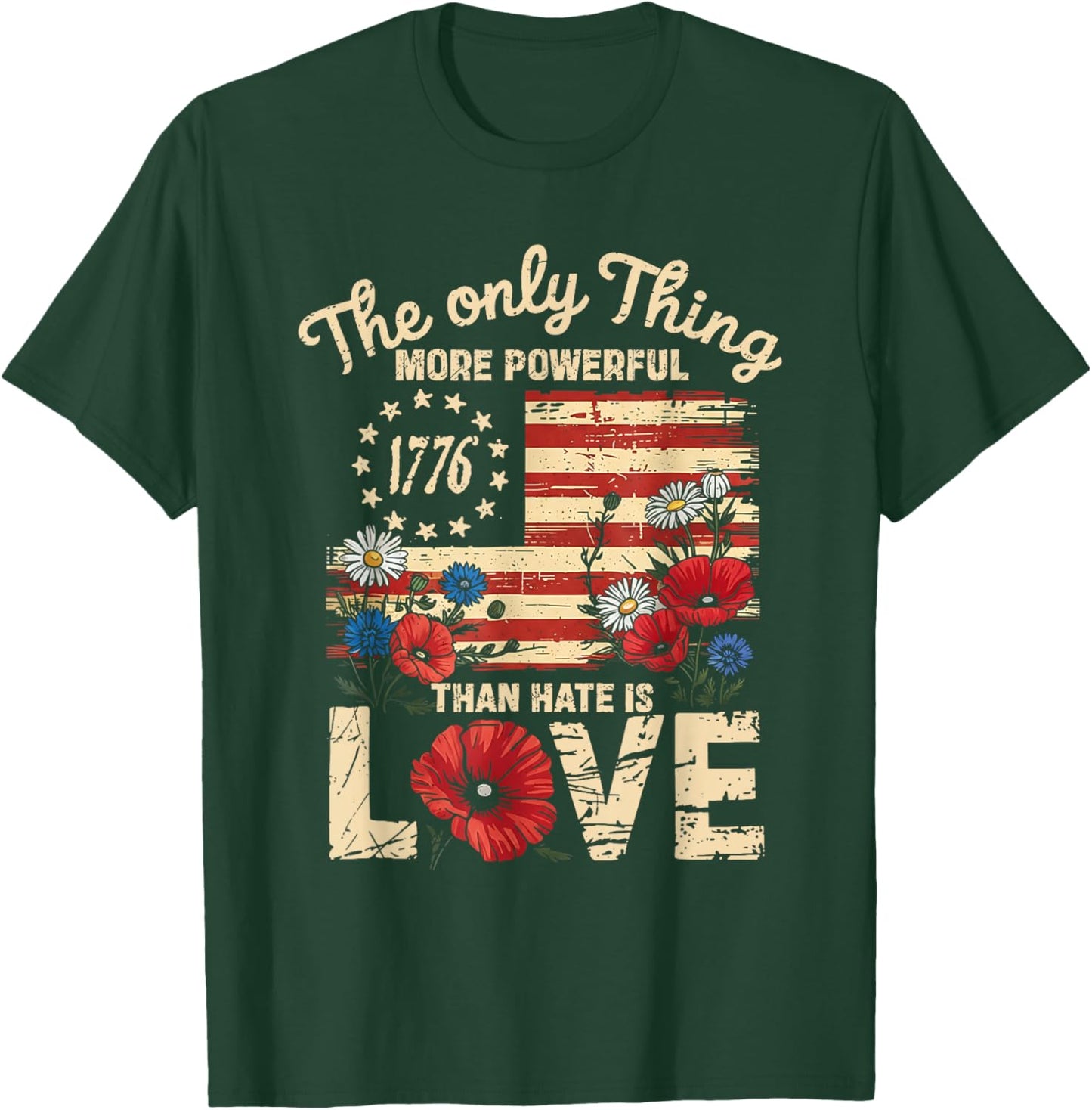 Heart Floral T-Shirt - T-Shirt | Forest