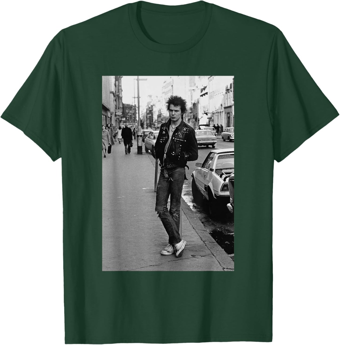 Sex Pistols Sid Vicious Punk Bass Legend 1977 T-Shirt - T-Shirt | Forest