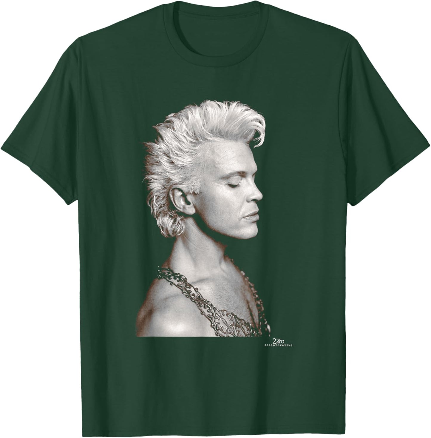 Billy Idol Cradle of Love Era by Phil Nicholls T-Shirt - T-Shirt | Forest