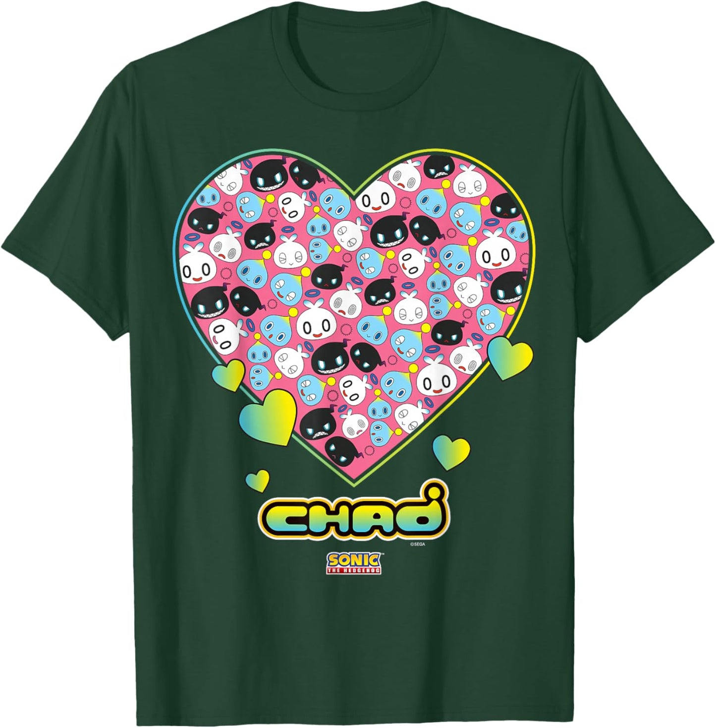 Sonic The Hedgehog Sweet Chao Valentine's Day T-Shirt - T-Shirt | Forest