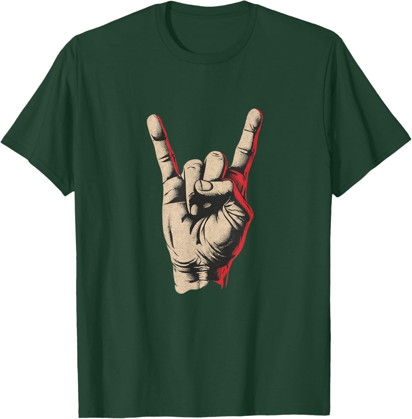 Awesome Rock'n Roll Sign Costume for Boys and Girls T-Shirt - T-Shirt | Forest
