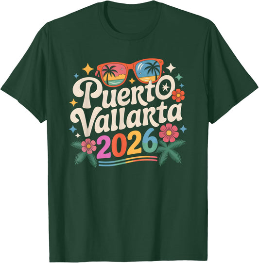 Kids Puerto Vallarta 2026 Vacay Spring Break Vacation T-Shirt - T-Shirt | Forest