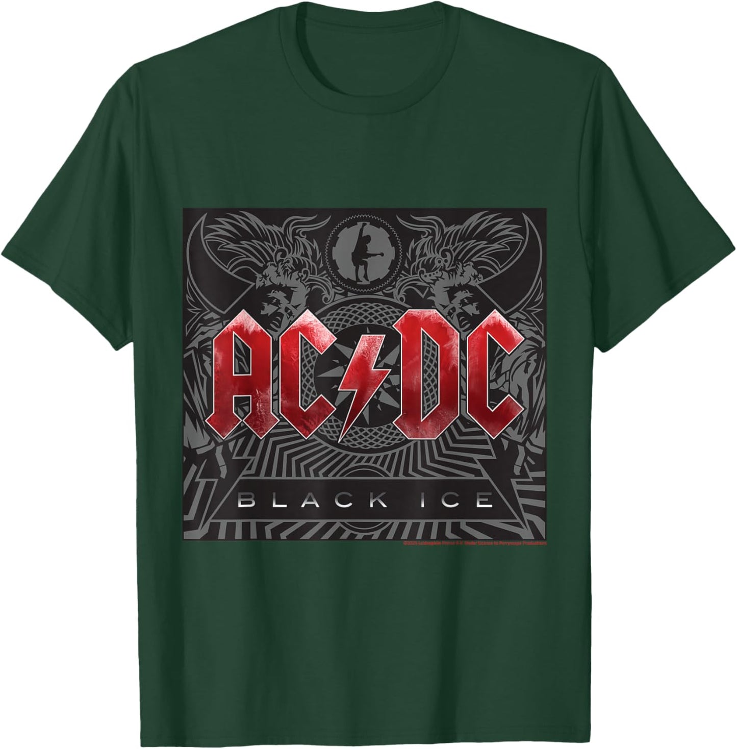 AC/DC Music Band Black Ice Iconic Power T-Shirt - T-Shirt | Forest