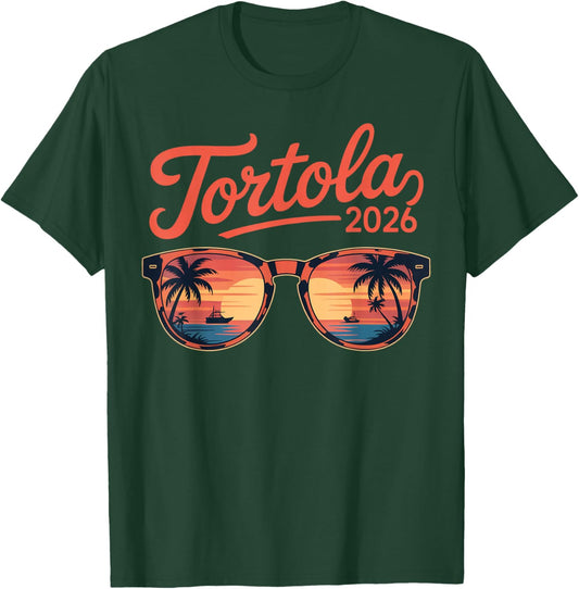 Tortola Cruise 2026 Family Trip Friends Group Vacation T-Shirt - T-Shirt | Forest