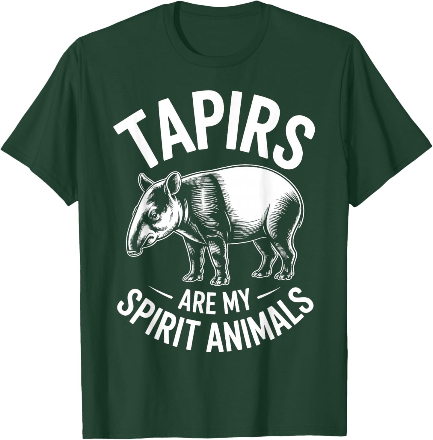 Tapirs Spirit Animals Funny Tapir T-Shirt - T-Shirt | Forest