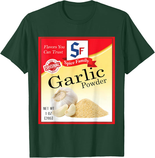 Garlic Powder Spice Group Costume Family Matching Halloween T-Shirt - T-Shirt | Forest