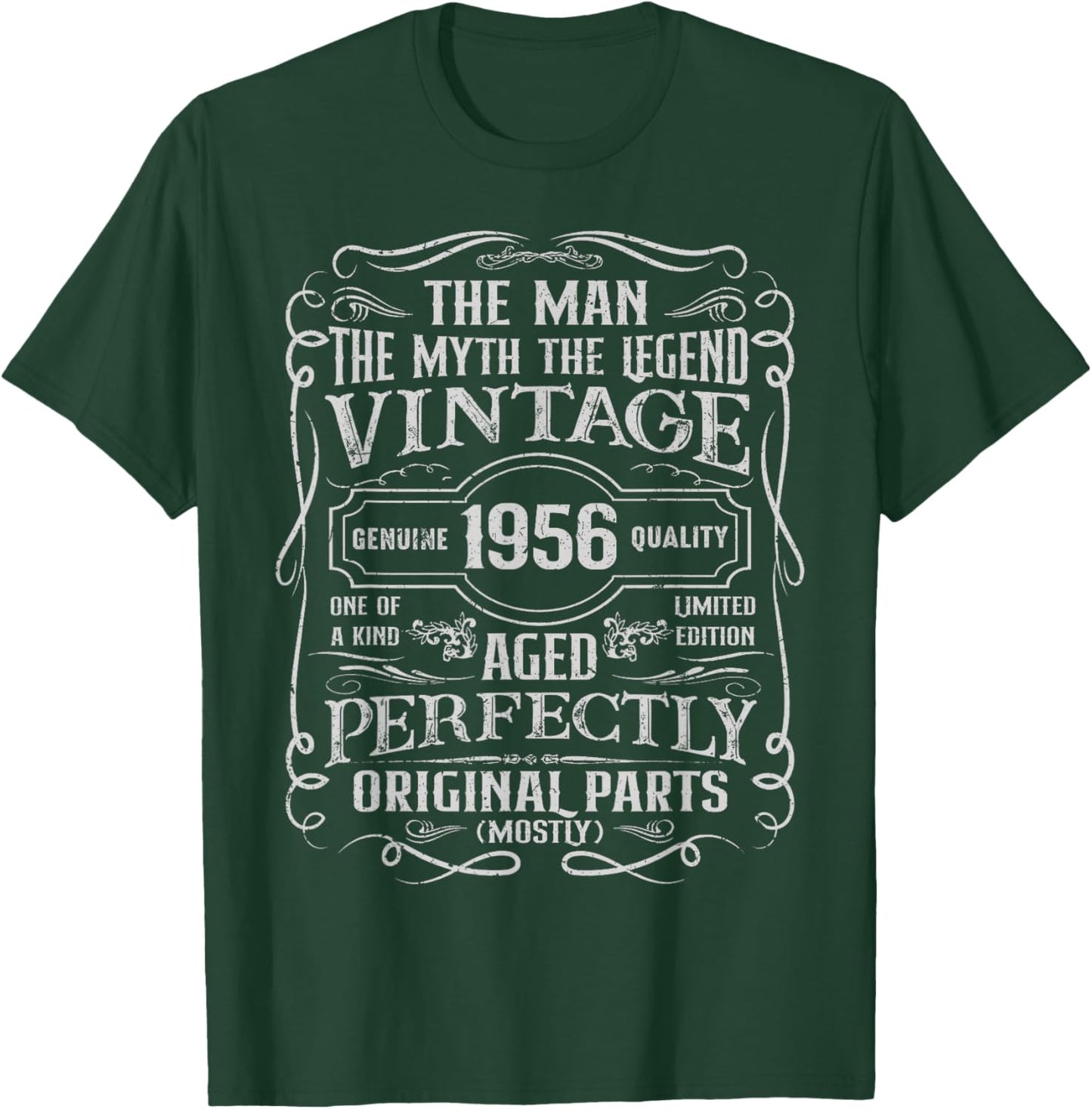 70 Year Old Gifts Vintage 1956 Man Myth Legend 70th Birthday T-Shirt - T-Shirt | Forest