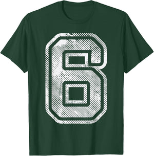 Number 6 Funny Matching 67 Meme Halloween 6th Birthday Kids T-Shirt - T-Shirt | Forest