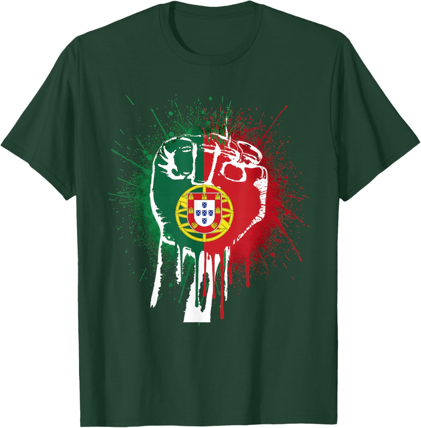 Portugal Flag Portuguese Pride Portuguese Roots Portugal T-Shirt - T-Shirt | Forest