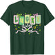 Preppy St Patricks Day Lucky Vibes Shamrock Women Girls Kids T-Shirt - T-Shirt | Forest