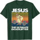 Jesus The Ultimate deadlifter Vintage T-Shirt - T-Shirt | Forest