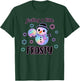 Volleyball Snowman Christmas Feeling a Little Frosty Cute T-Shirt - T-Shirt | Forest