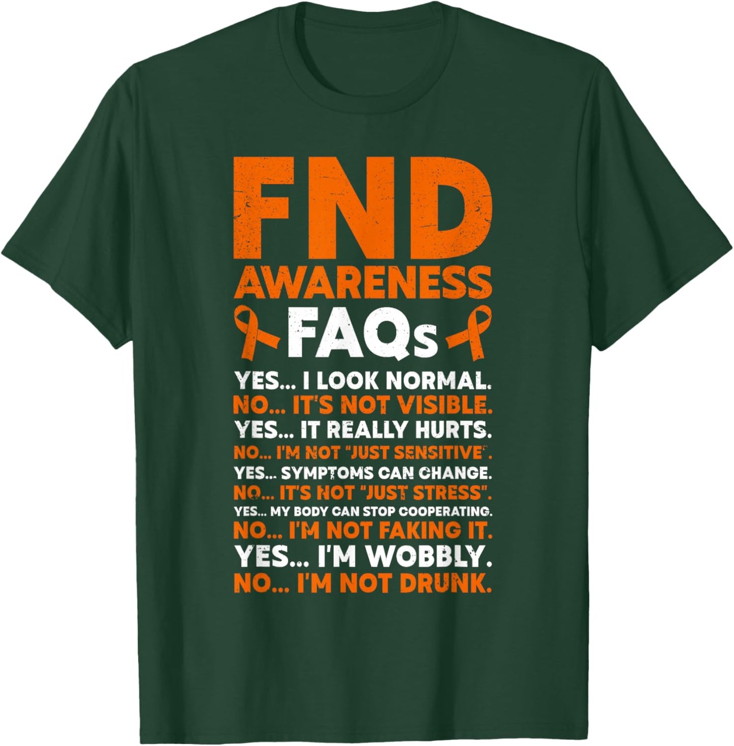Functional Neurological Disorder FND Warrior T-Shirt - T-Shirt | Forest
