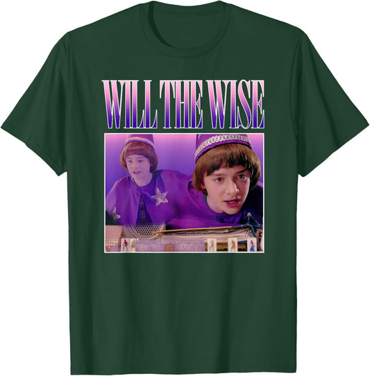 Stranger Things Will The Wise Dungeons and Dragons Character T-Shirt - T-Shirt | Forest