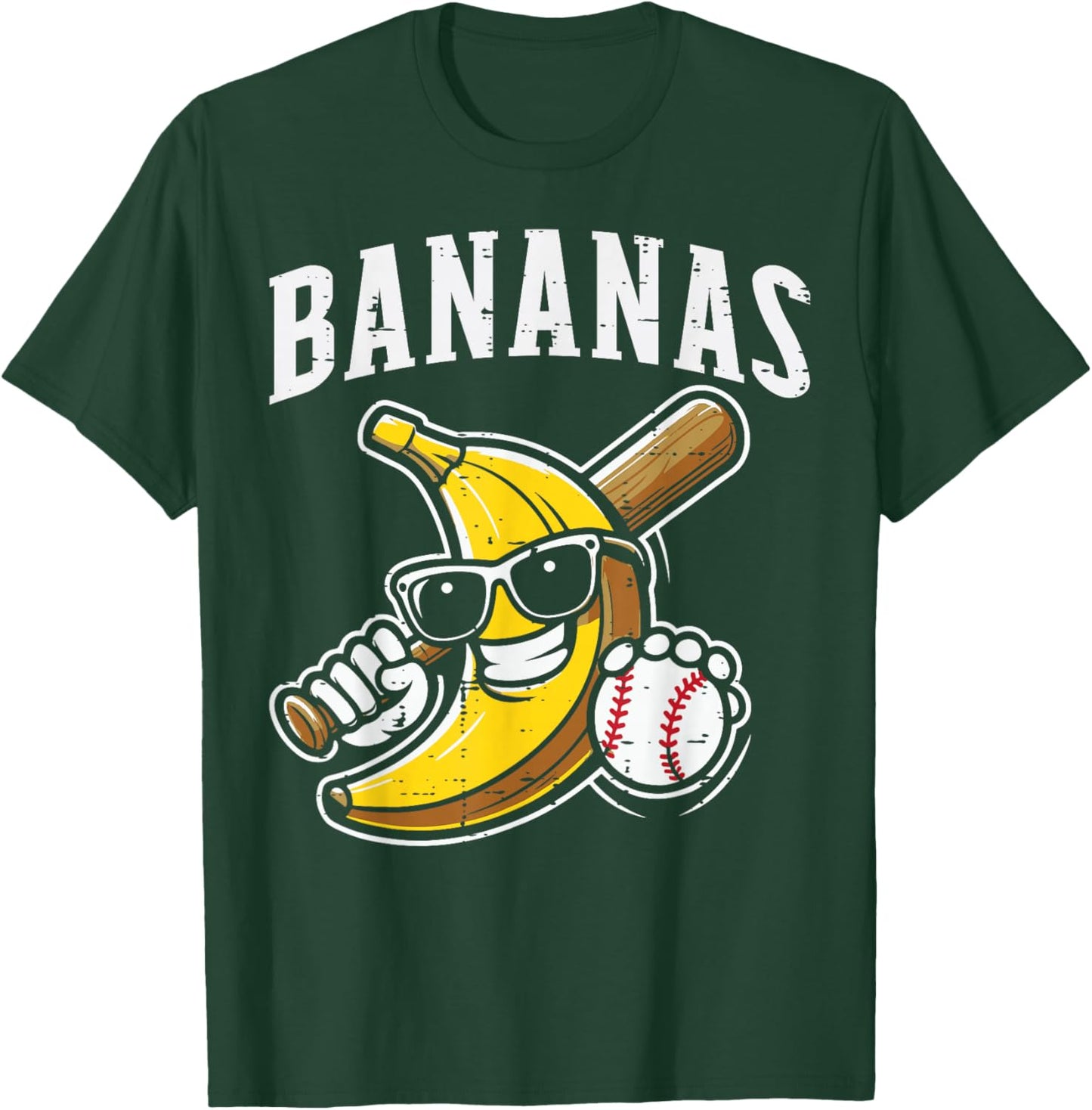 Banana Funny Men Women Kids Youth Boys Women Teen T-Shirt - T-Shirt | Forest