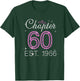 Chapter 60 Est 1966 60 Years Old 60th Birthday Queen Women T-Shirt - T-Shirt | Forest