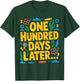 100 Days of School Kids Boys Girls One Hundred Days Later T-Shirt - T-Shirt | Forest