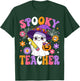 Trick Or Teach Spooky Teacher Ghost Funny Halloween Teacher T-Shirt - T-Shirt | Forest