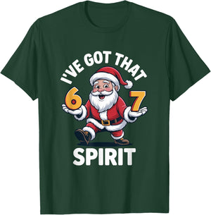 Christmas 67 Funny Xmas Six Seven Ugly Sweater 6-7 T-Shirt - T-Shirt | Forest