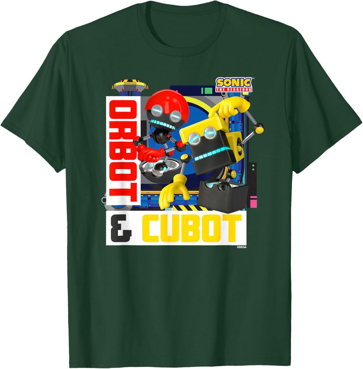 Sonic The Hedgehog - in The Zone - Orbot & Cubot T-Shirt - T-Shirt | Forest