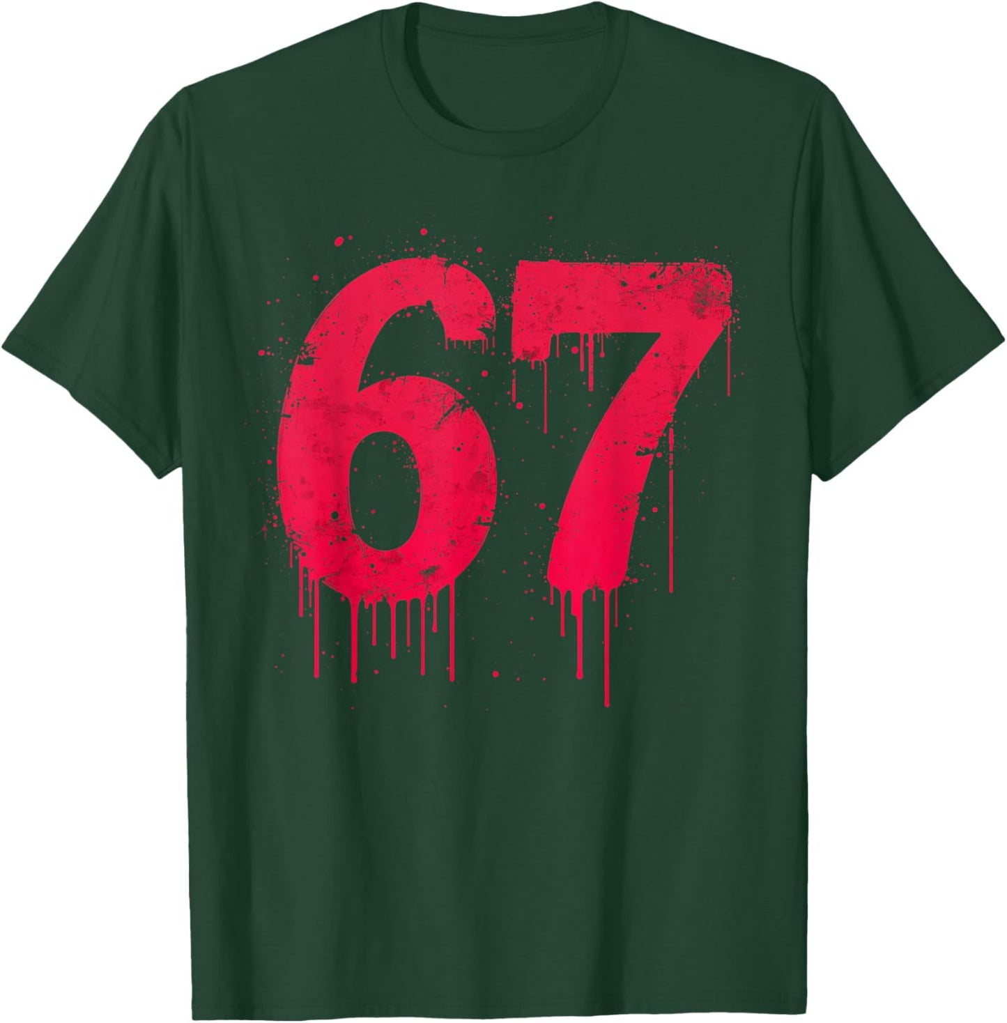 67 Shirt, 67 Meme six Seven Men Teen Kids Funny T-Shirt - T-Shirt | Forest