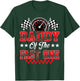 Race Car Birthday Party Daddy of The Fast One T-Shirt - T-Shirt | Forest