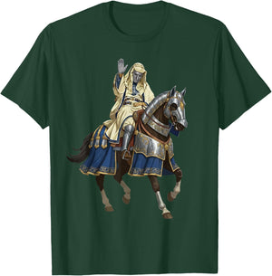 Silver Mask King Baldwin IV Golden Mask Medieval Art T-Shirt - T-Shirt | Forest
