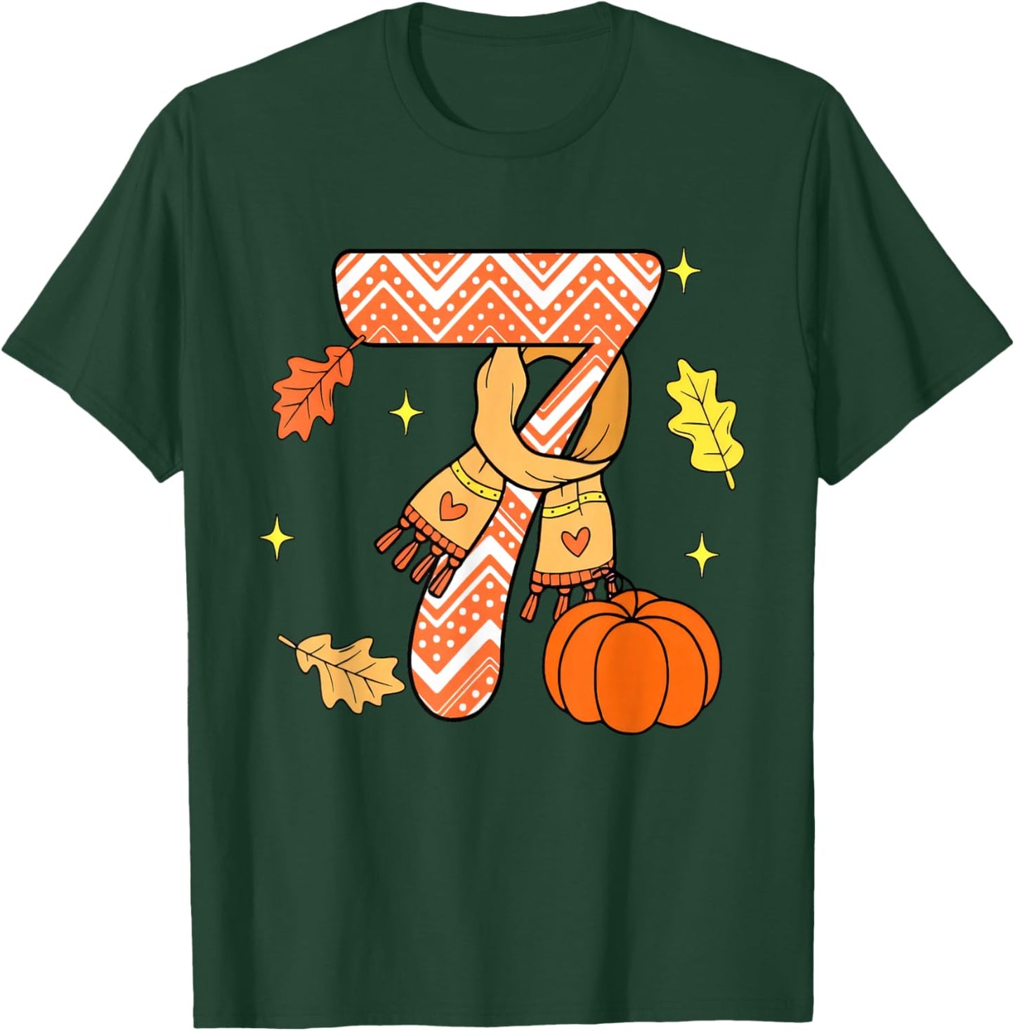 67 Fall Autumn Pumpkin Meme Funny Six Seven T-Shirt - T-Shirt | Forest