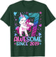 7th Birthday Shirt Girl 7 Year Old Gifts 7 Birthday Girl T-Shirt - T-Shirt | Forest