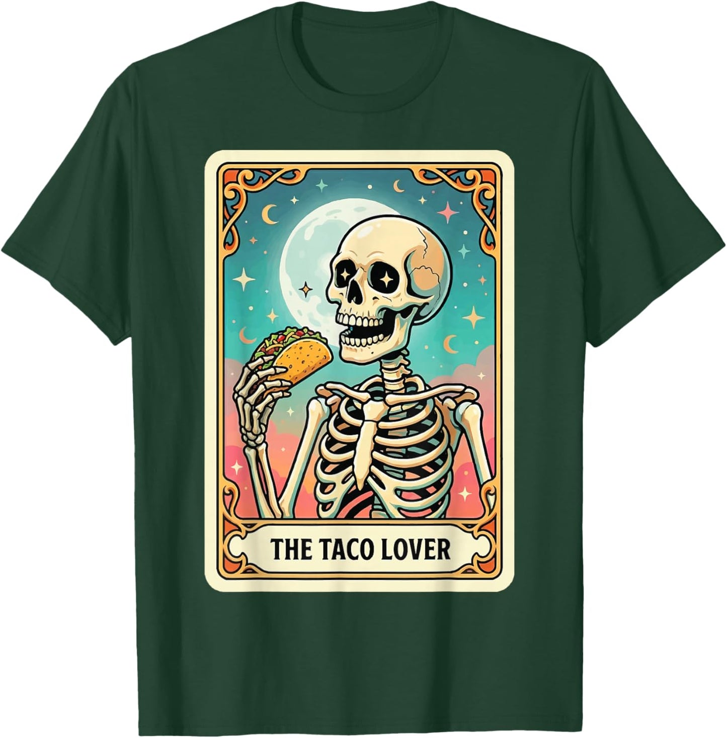 The Taco Lover Tarot Card T-Shirt - T-Shirt | Forest