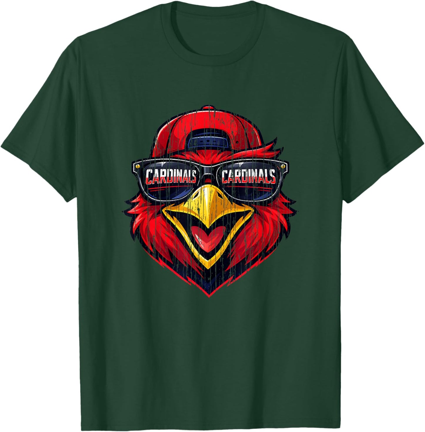 Cardinals Retro Gift Women Boys Girls Kids T-Shirt - T-Shirt | Forest