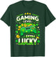 Gaming Video Game St Patricks Day Teen Girls Boys Youth T-Shirt - T-Shirt | Forest