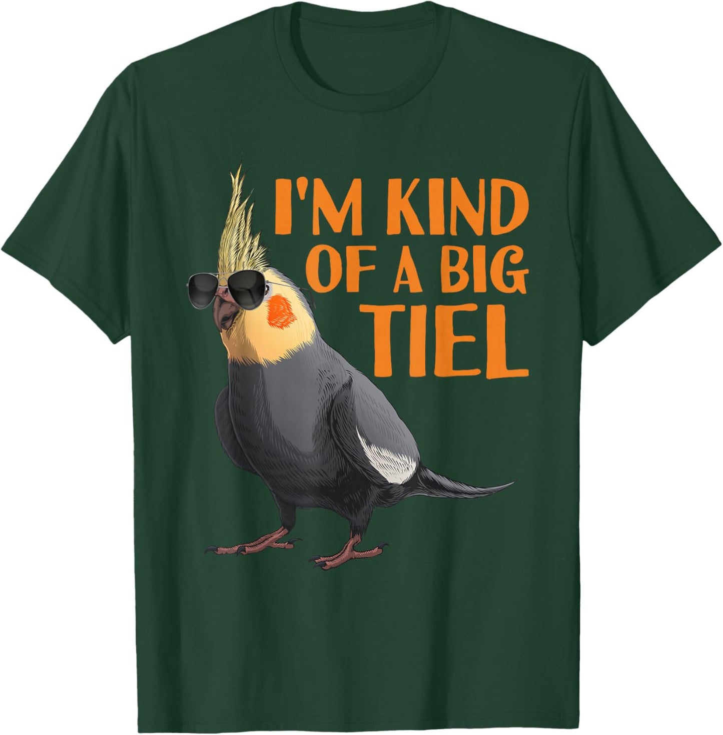 Cool Cockatiel Design Women Cockatoo Cockatiel Lover T-Shirt - T-Shirt | Forest