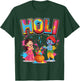 Holi Indian Hindu Spring Holi Festival of Colors Happy Holi T-Shirt - T-Shirt | Forest