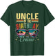 Uncle of The Birthday Cruiser Sunglasses Cruise Vintage T-Shirt - T-Shirt | Forest