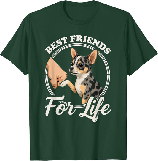 Chihuahua Lovers Design Merle Chihuahua Dog T-Shirt - T-Shirt | Forest