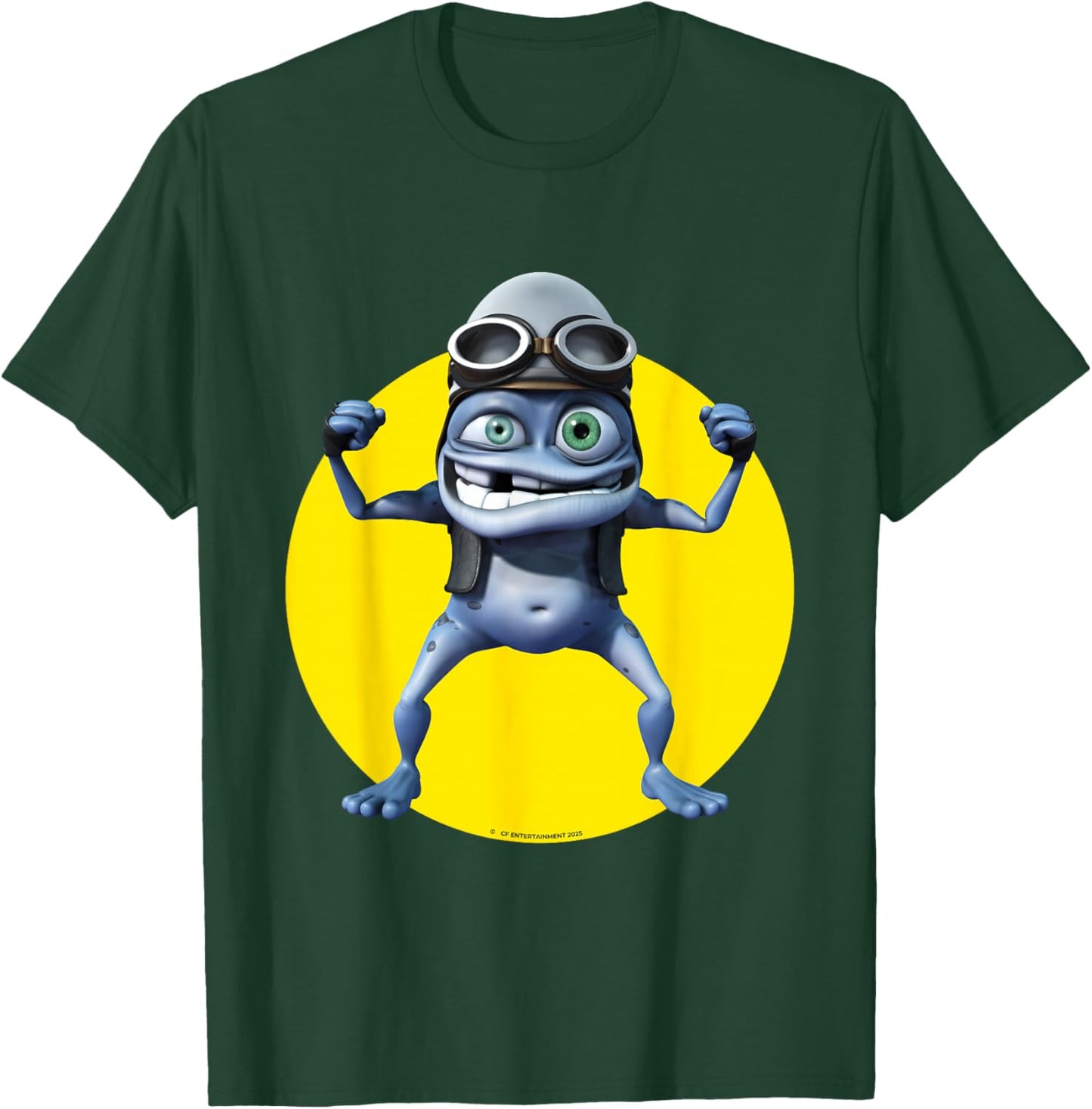 Crazy Frog Axel F Double Bicep Pose T-Shirt - T-Shirt | Forest