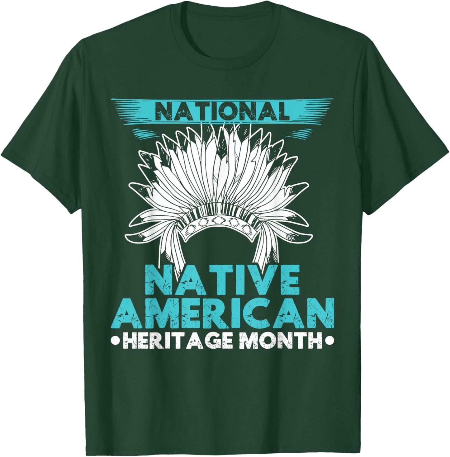 National Native American Heritage Month Indigenous People T-Shirt - T-Shirt | Forest