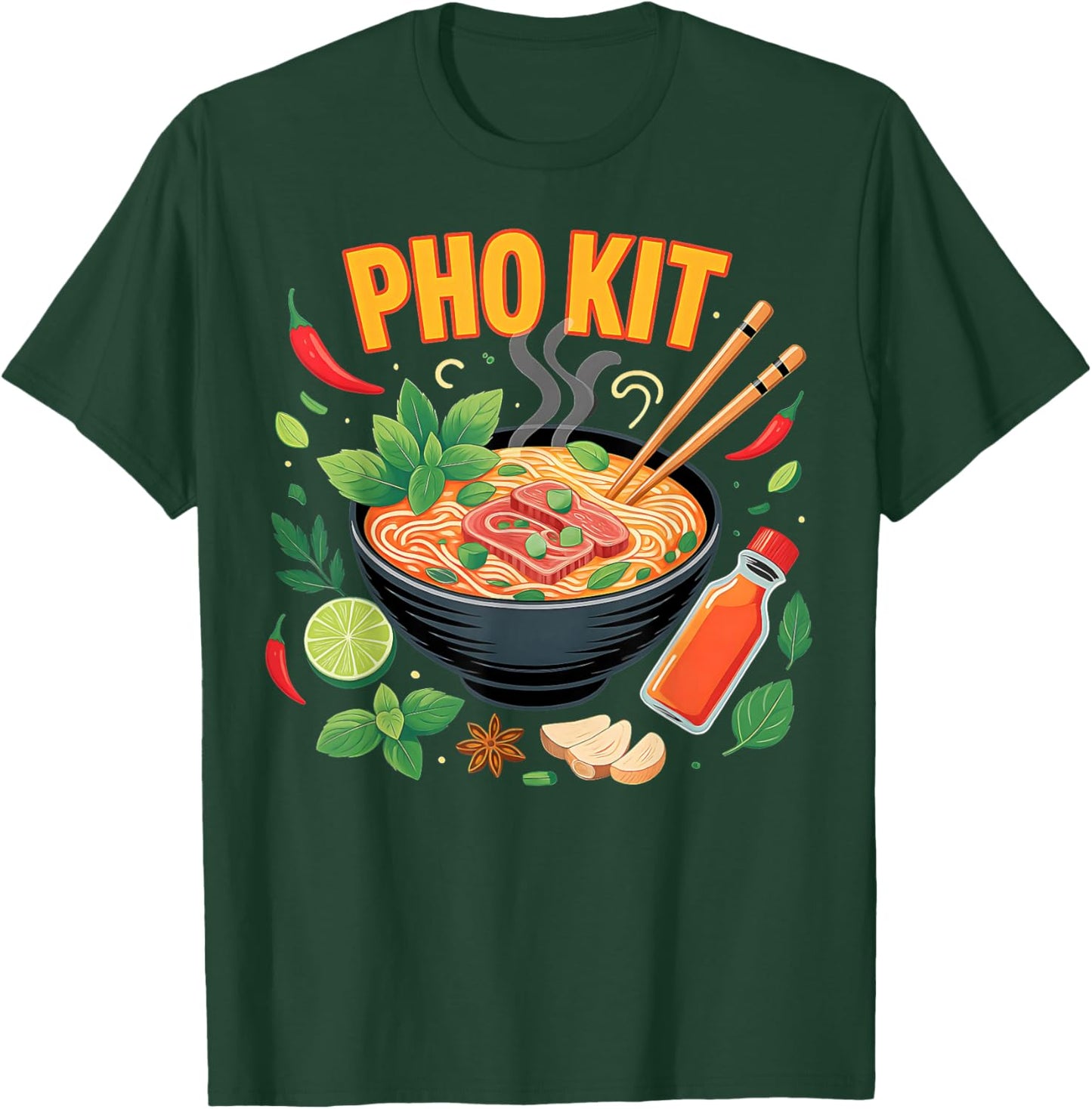 Official Pho Kit T-Shirt - T-Shirt | Forest