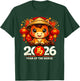 Year of Horse 2026 Happy Chinese Lunar New Year Kids T-Shirt - T-Shirt | Forest