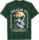 Psalm 3:7 Sunset Skull Christian Faith Religious Bible Verse T-Shirt - T-Shirt | Forest