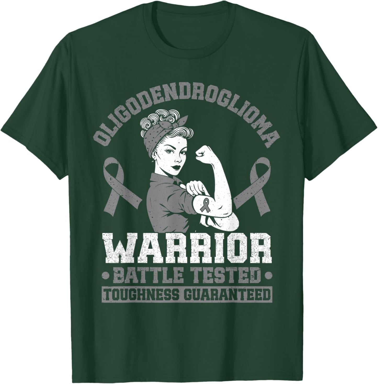 Oligodendroglioma Warrior T-Shirt - T-Shirt | Forest