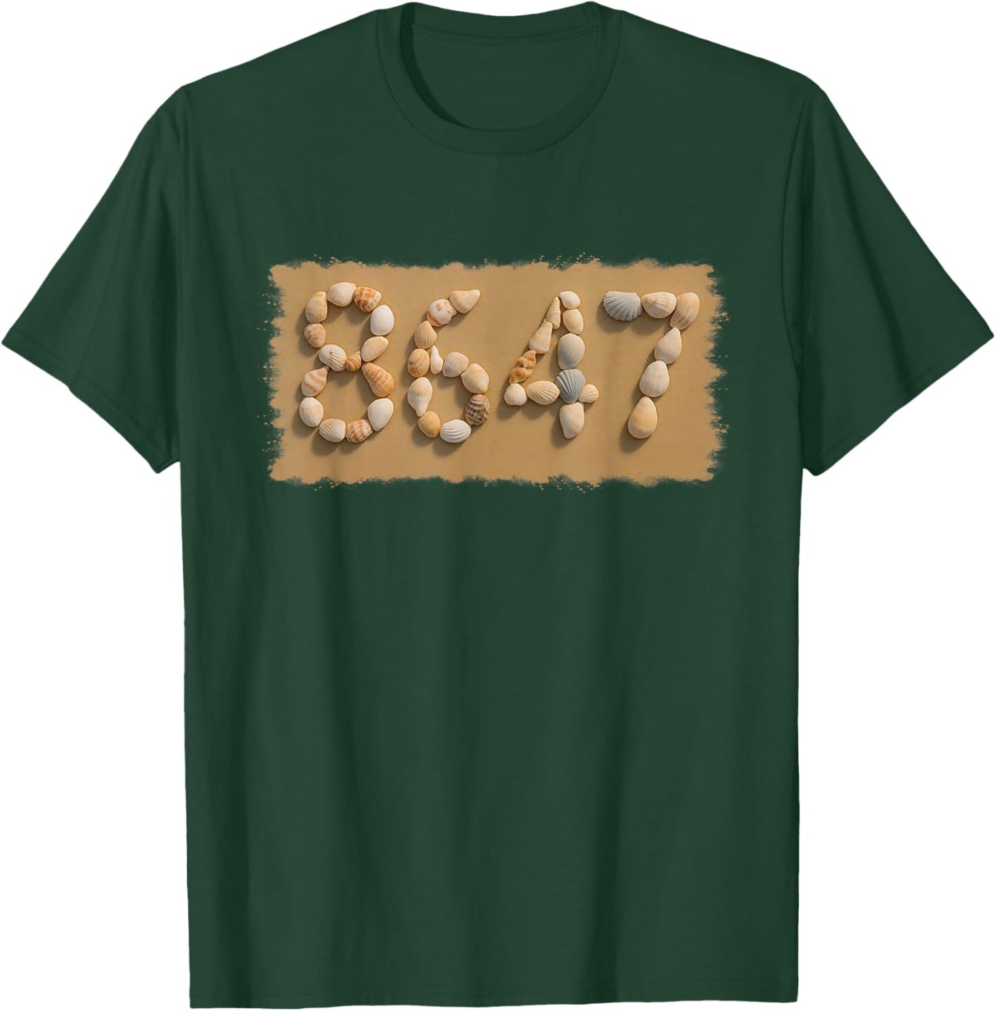 86 47 8647 Shirt 86 47 Seashells Sea Shells Summer Beach T-Shirt - T-Shirt | Forest