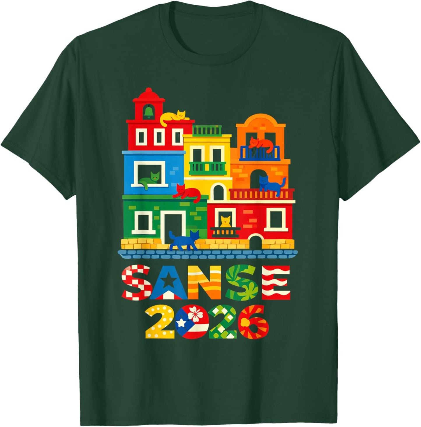 Balcones De Cora Sanse 2026 Juan San Festival San Sebastian T-Shirt - T-Shirt | Forest